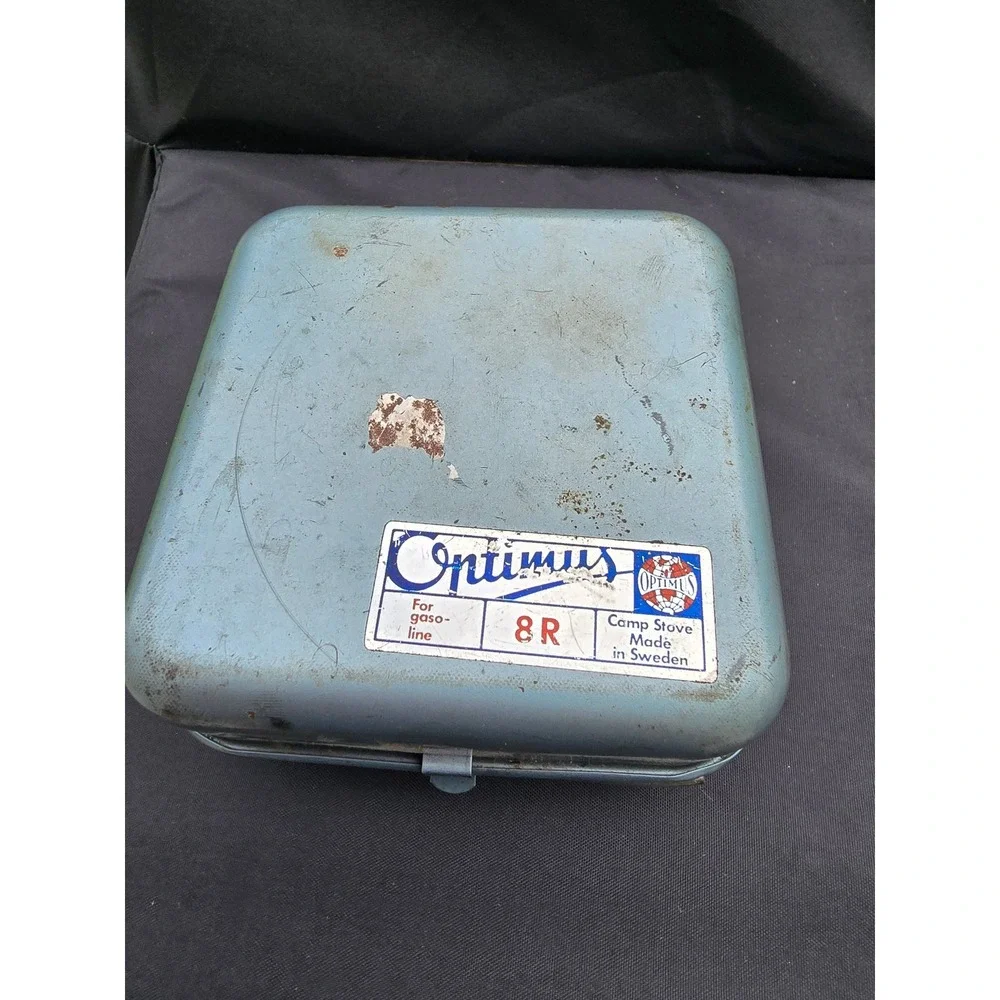 Vintage Optimus 8R Hunter Camp Stove Made in Sweden Portable Gasoline Stove
